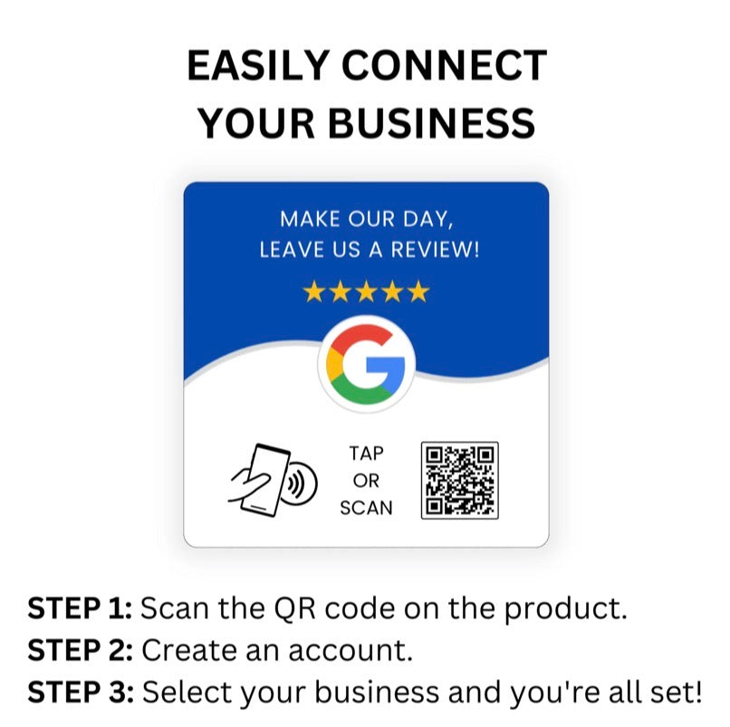 Google Review Cards — 25 Count