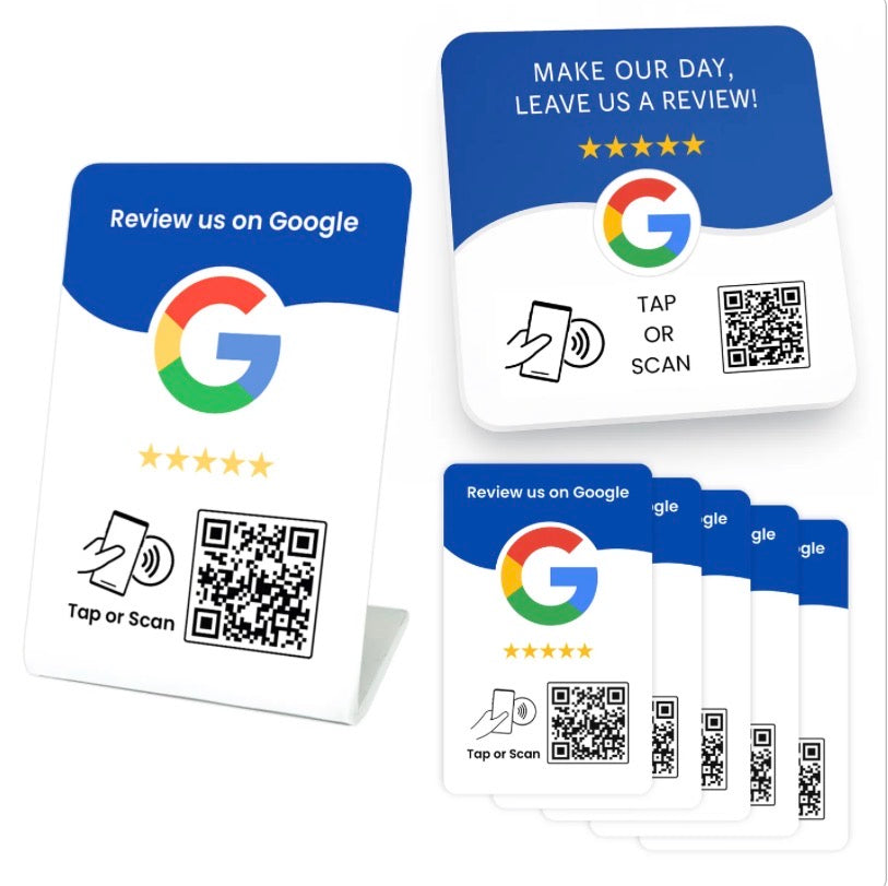 Google Review Cards — 10 Count