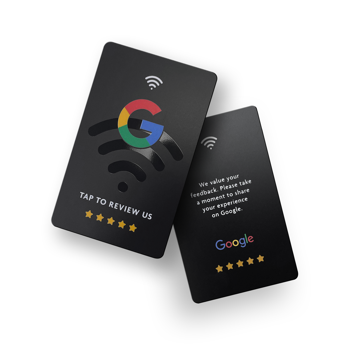 Google Review Cards — Black Card Edition — 10 Count